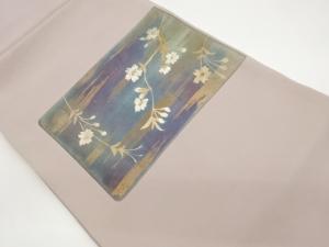 金彩手描き桜に霞模様名古屋帯